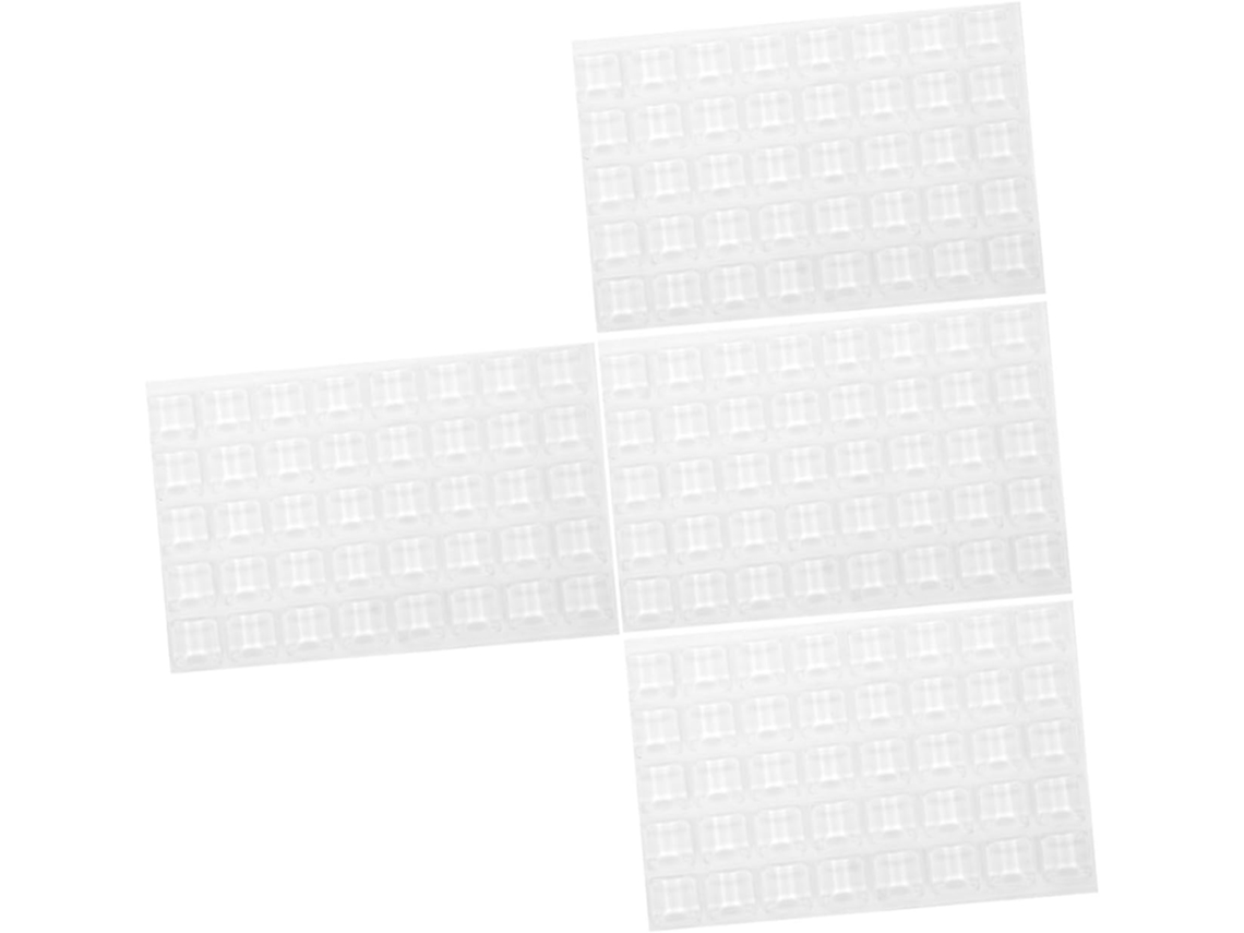 Puertas 4 Hojas Pies Autoadhesivos Cajoneras Manijas Manija