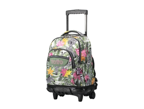 Trolley Escolar TOTTO Renglones Cebras (35x52x23 cm - 35L)