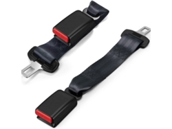 Extensor Cinturón Seguridad 35cm Negro Para Coches, Compatible Maxi Cosi, Para Embarazadas