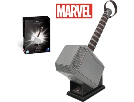 Puzzle 3D Marvel - Thor Hammer (Edad Mínima: 8 años - 84 Piezas)