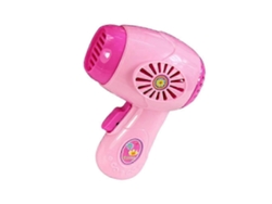Secador de pelo de juguete infantil, simulando un secador eléctrico para niños y niñas, rosa, 1 unidad. Nostalgia88