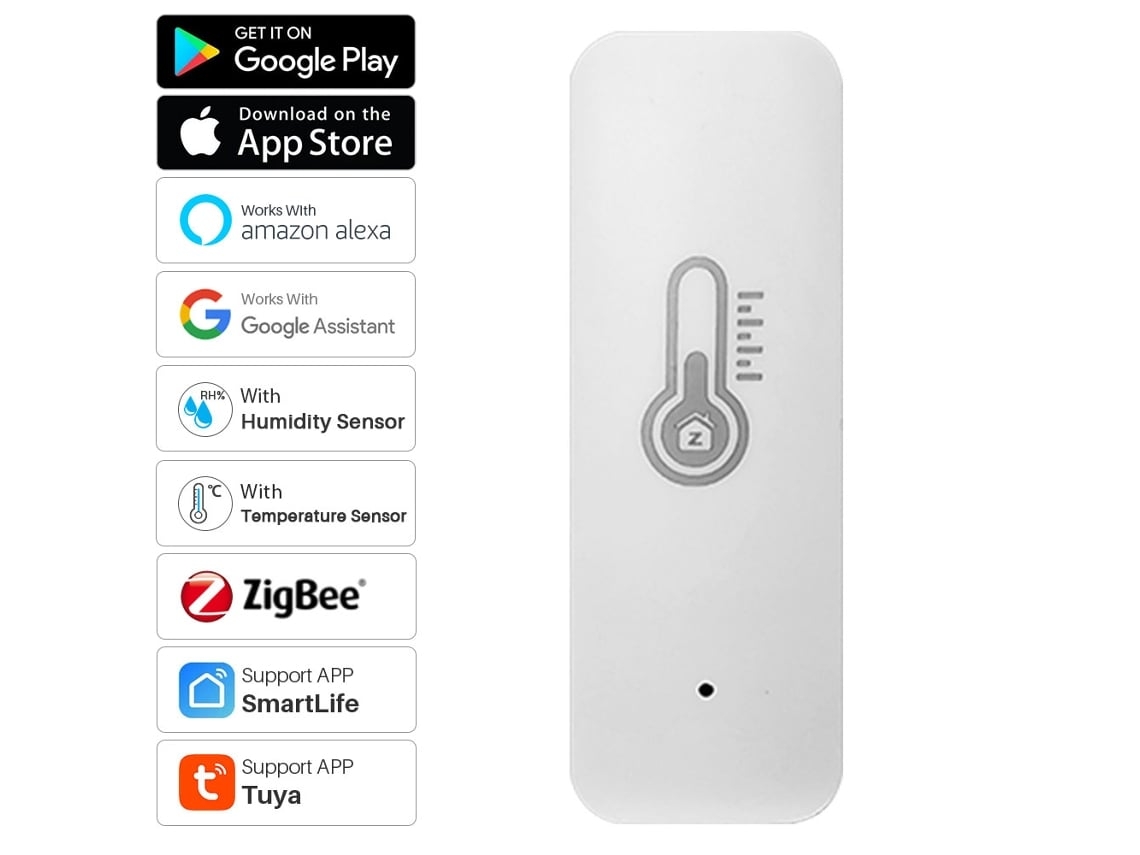 Sensor Inteligente De Temperatura Y Humedad Wi-fi Zigbee*
