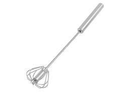 2026-batidor De Huevos Manual De Acero Inoxidable 304 Semiautomático De 12 Pulgadas Para Cocina Hogareña, Restaurante Y Panadería