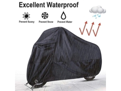 Capa para bicicleta Omni-cover para uso externo, impermeável e resistente à chuva, sol, raios UV, poeira e vento, com orifício para cadeado.