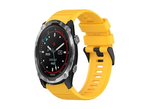 Correa Smartwatch Para Garmin Descent Mk 2 26Mm Amarilla VENISYMLIS