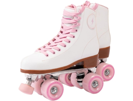 Patines 4 Ruedas Rosa Talla 38 FLAMINGUEO