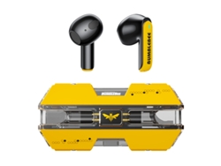Auriculares Inalámbricos Reducción Ruido Baja Latencia Música Alta YIZHOOD Bluetooth Premium Amarillo