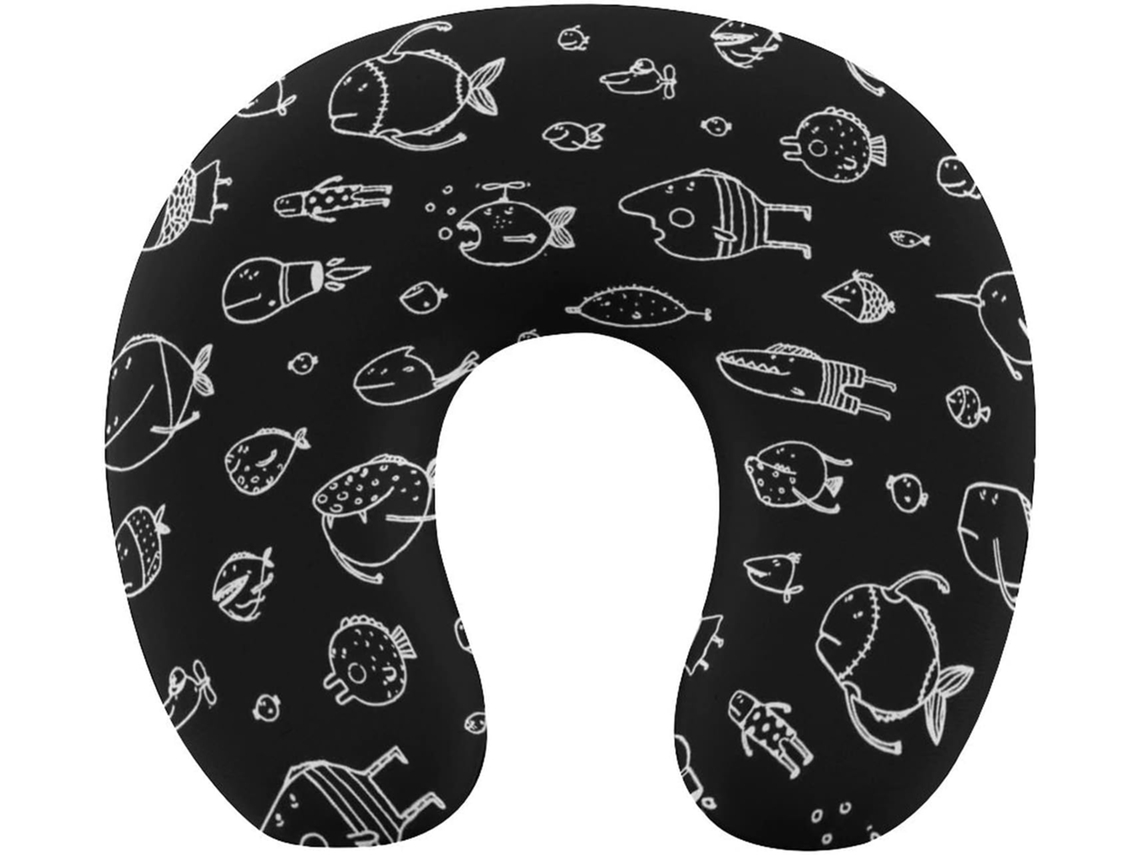 Almohada Divertida Viaje Forma Espuma Viscoelástica Viscoelástica Fácil Relajación Cómodos Familia.brfácil