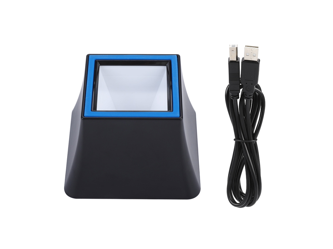 Plataforma De Escaneo Lector De Código De Barras Qr De Pago Móvil 1d 2d Manos Libres Usb Negro