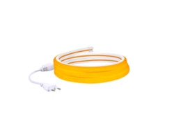 Tira Led Neón Regulable 220v Amarillo Semicircular 180 7.5w/m Corte 100cm Ip67 A Medida 1 M