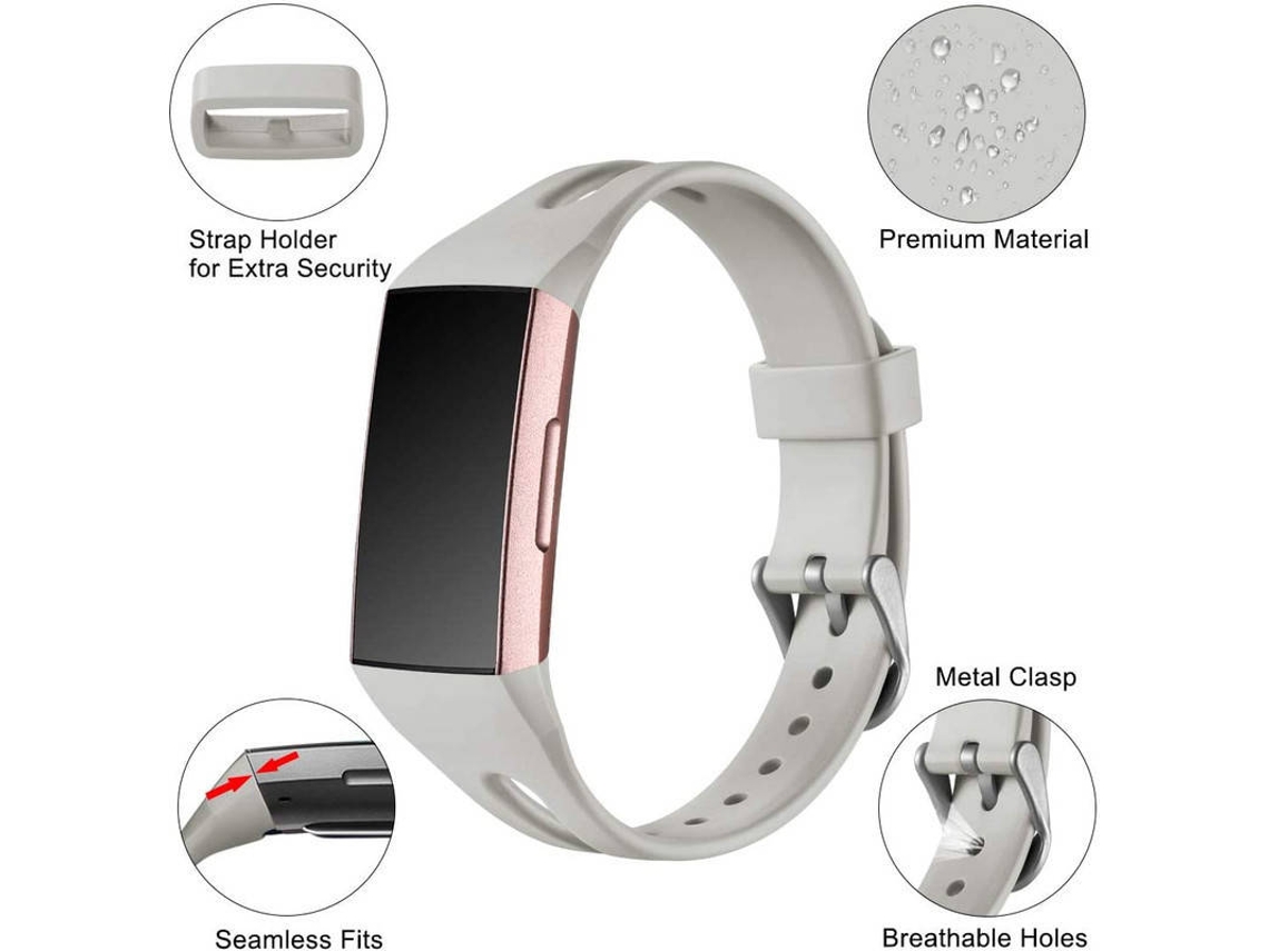 Correa DIBILI BKB015 (Fitbit by Google Charge 4 - Gris)