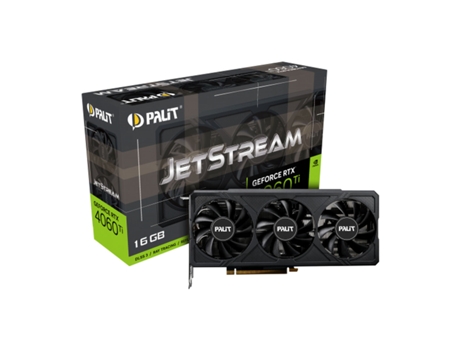Tarjeta Gráfica PALIT NE6406T019T1-1061J 16 GB GDDR6 Geforce RTX 4060 Ti
