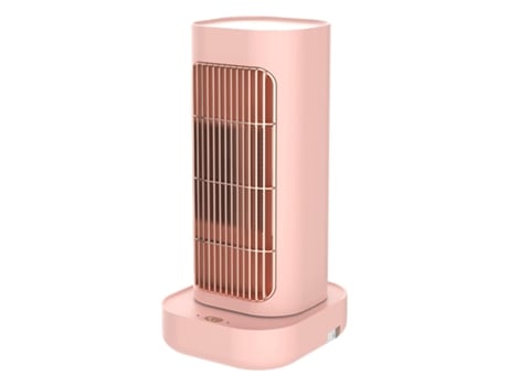 Calefactor Eléctrico TRUMSHOP para Uso Doméstico Portátil Rosa
