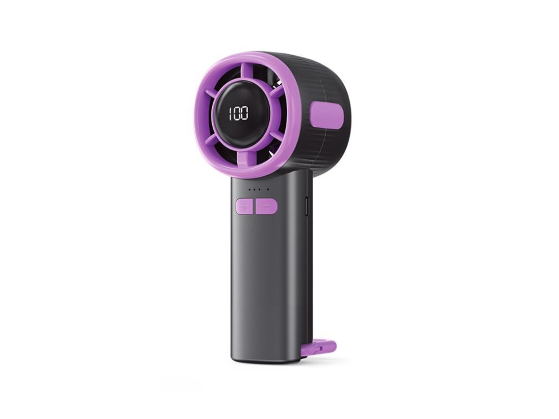 Mini ventilador USB portátil con 100 velocidades, pantalla digital, alta velocidad CSYY