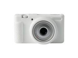 Funda protectora de silicona suave para Sony Zv 1f / Zv1 M2 blanca Zruxe