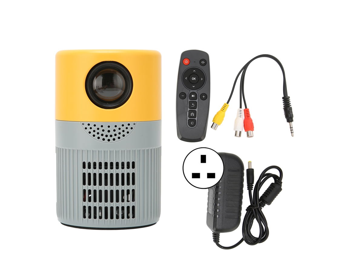 Miniproyector Portátil Hd 1080p Con Sonido Cinematográfico Y Doble Sistema De Refrigeración Para Dormitorio - Reino Unido