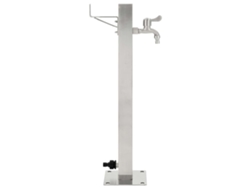Columna de agua cuadrada de acero inoxidable para jardín MAISON EXCLUSIVE (65 cm)