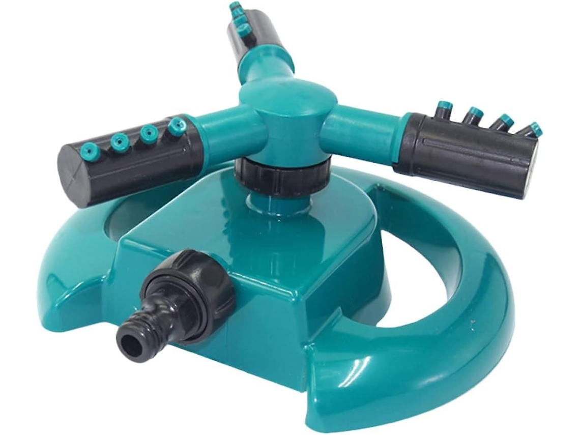 Rociador De Jardín 360 Grados Rotatorio, Sistema De Riego Para Césped Y Plantas Con 3 Brazos, Material Abs Duradero