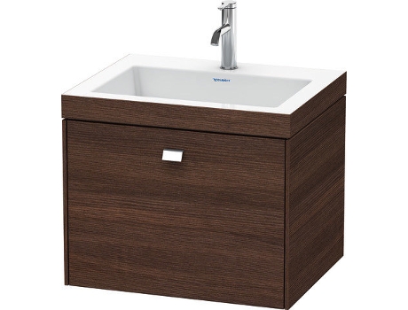 Lavamanos DURAVIT Brioso de 60,0x48,0 cm 1 cajón sin rebosadero con banco para grifos 1 agujero para grifos