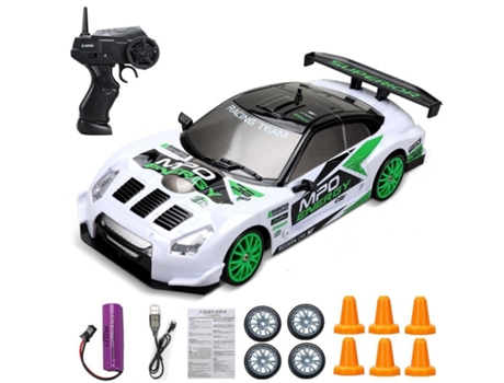 Coche de Carreras Teledirigido Rápido de La Deriva Del Gtr de 4Wd Rc 2.4G Gtr W