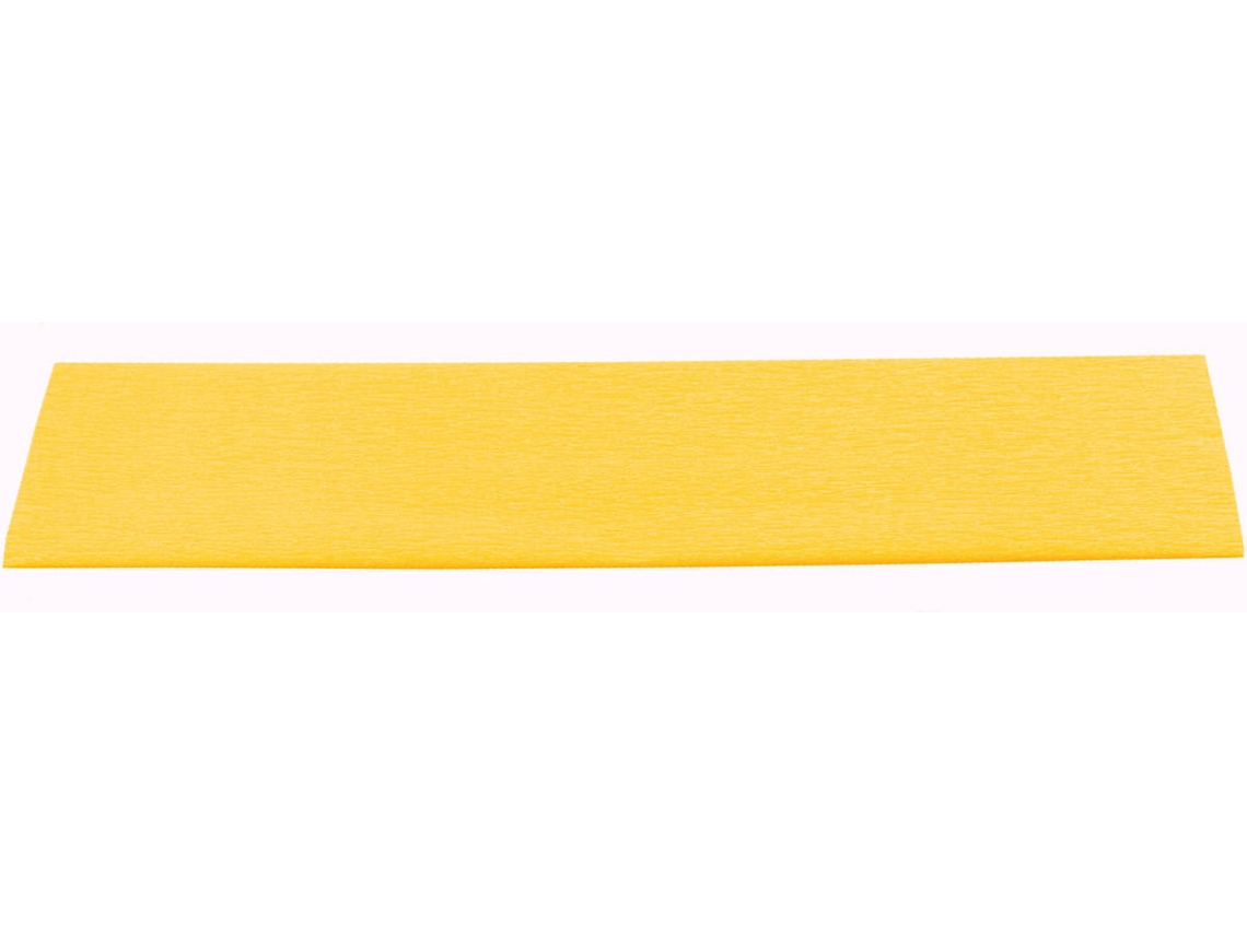 Papel Crepé WEROLA (Amarillo - 0,5 x 2,5 m)