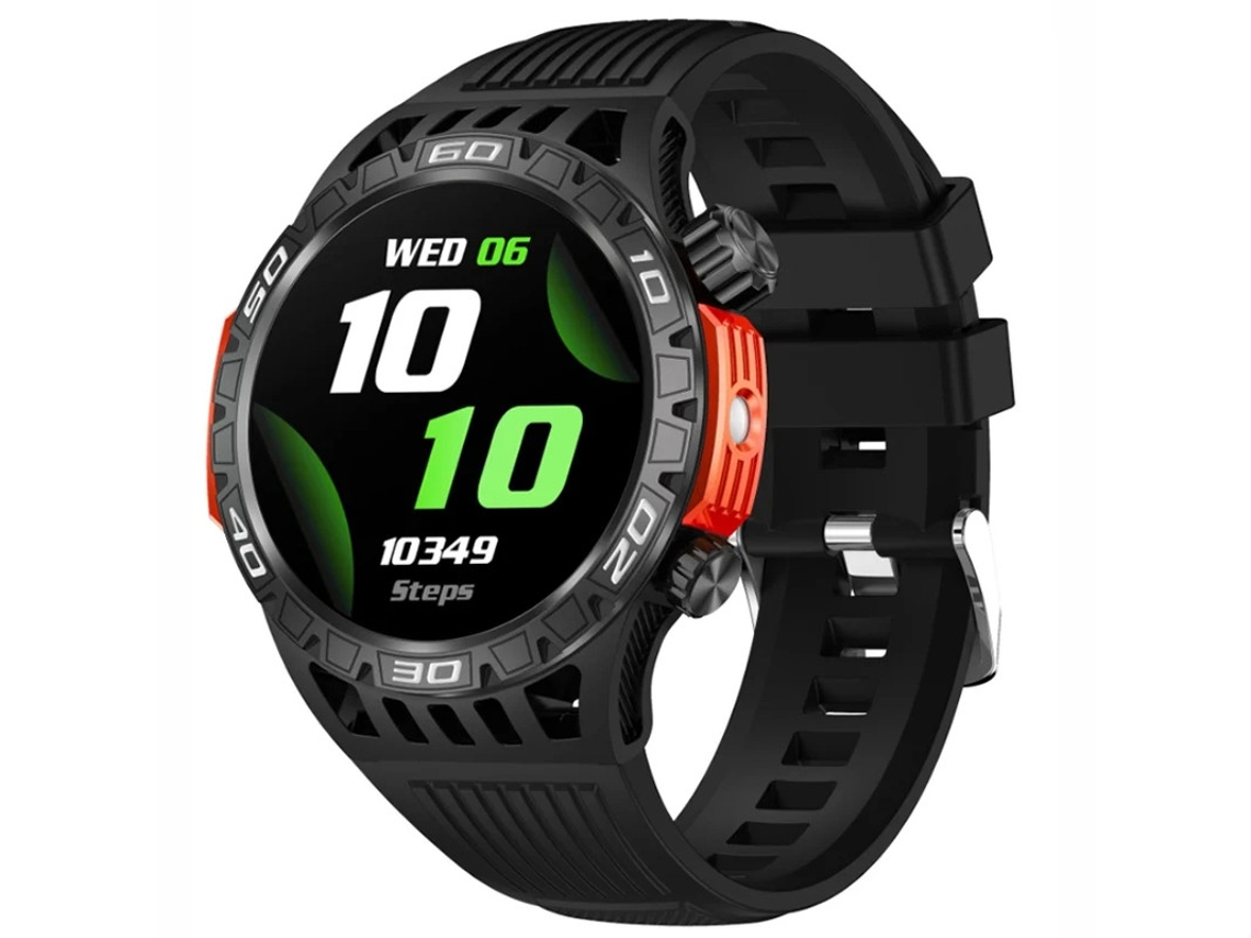 Reloj inteligente con brújula, linterna, llamadas Bluetooth, llamadas entrantes, notificación de flash, seguimiento y monitorización de deportes al aire libre Yizhood