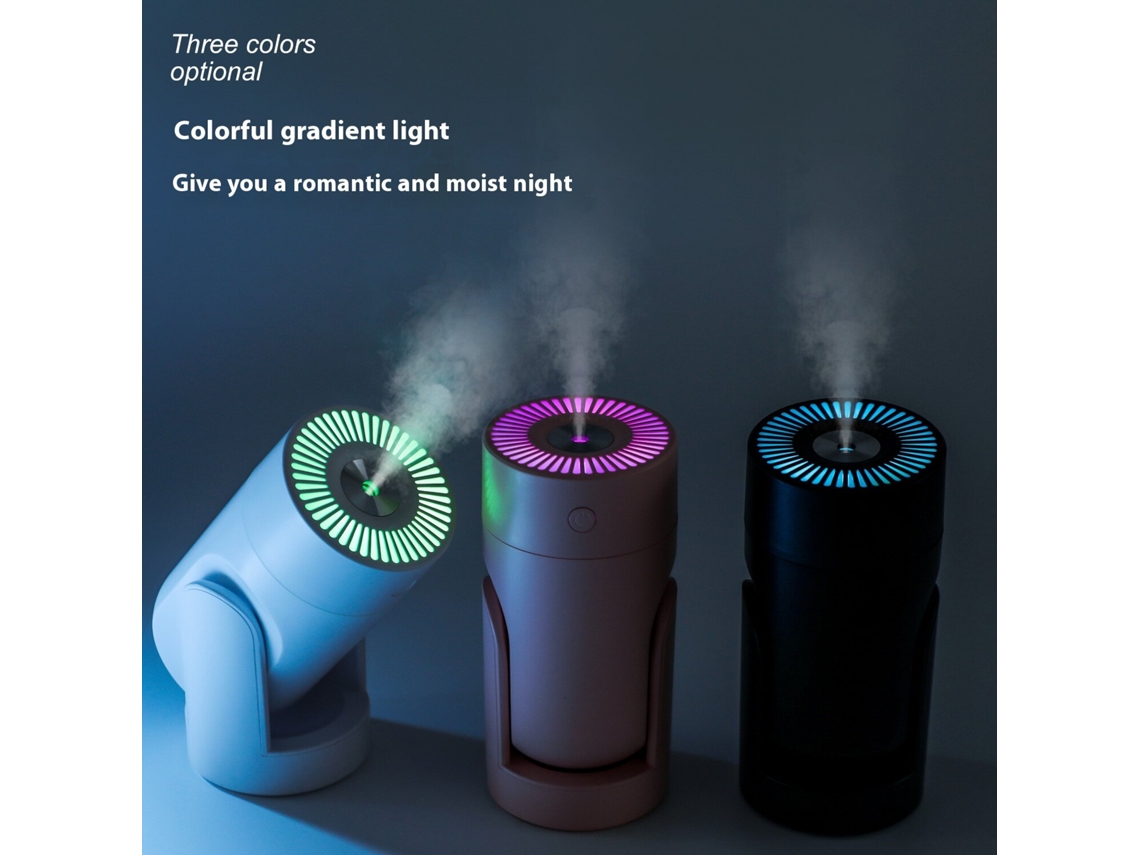 Humidificador inteligente, purificador de aire, humidificador de cabezal oscilante, dormitorio, pequeño, portátil, coche, nebulizador, reposición de agua, función