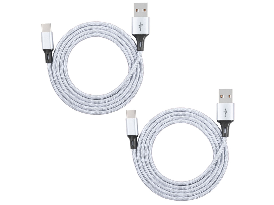 Cable De Datos De Carga Rápida Trenzado De Nailon Para Teléfonos Móviles Type-c
