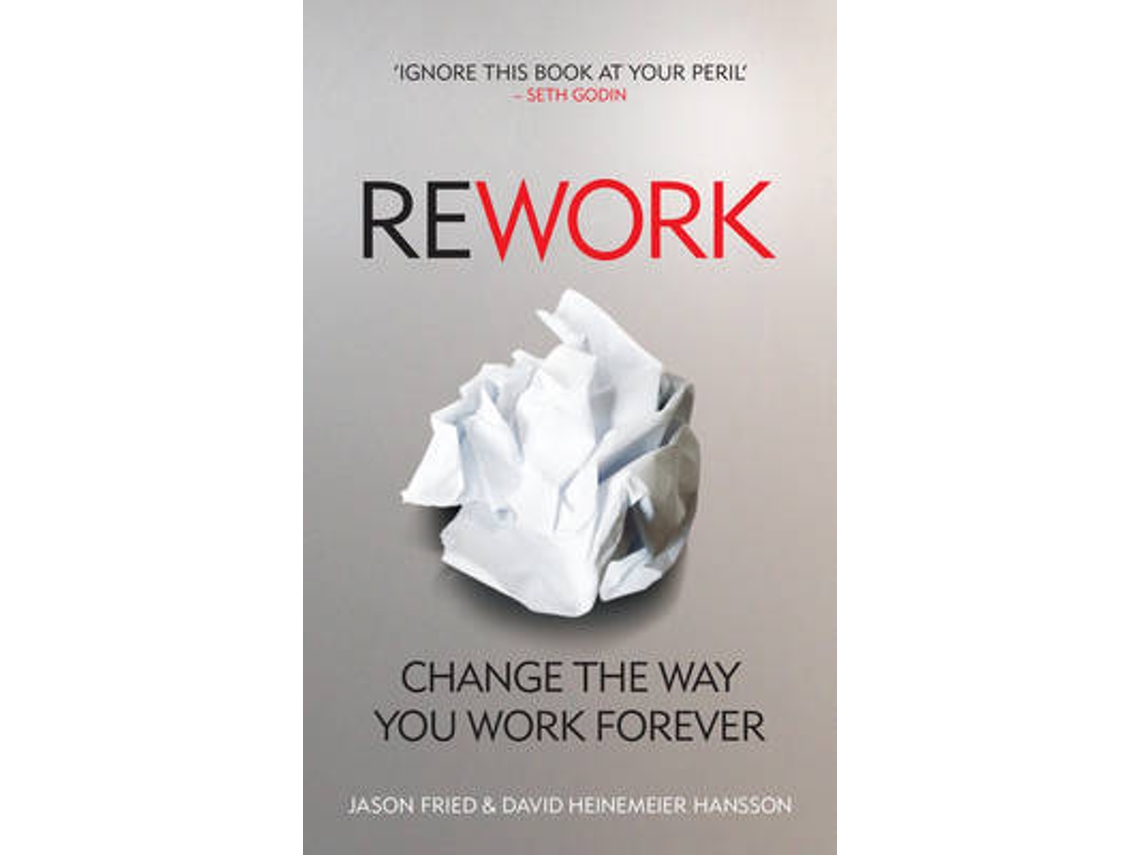 Libro ReWork de Jason Fried e David Heinemeier Hansson (Inglés)