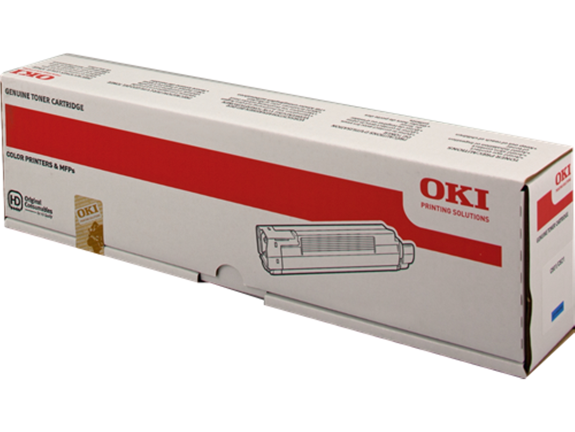Cartucho de Tóner OKI  44643003 7300 Pág Azul  para C801dn, 801n, 821dn, 821n