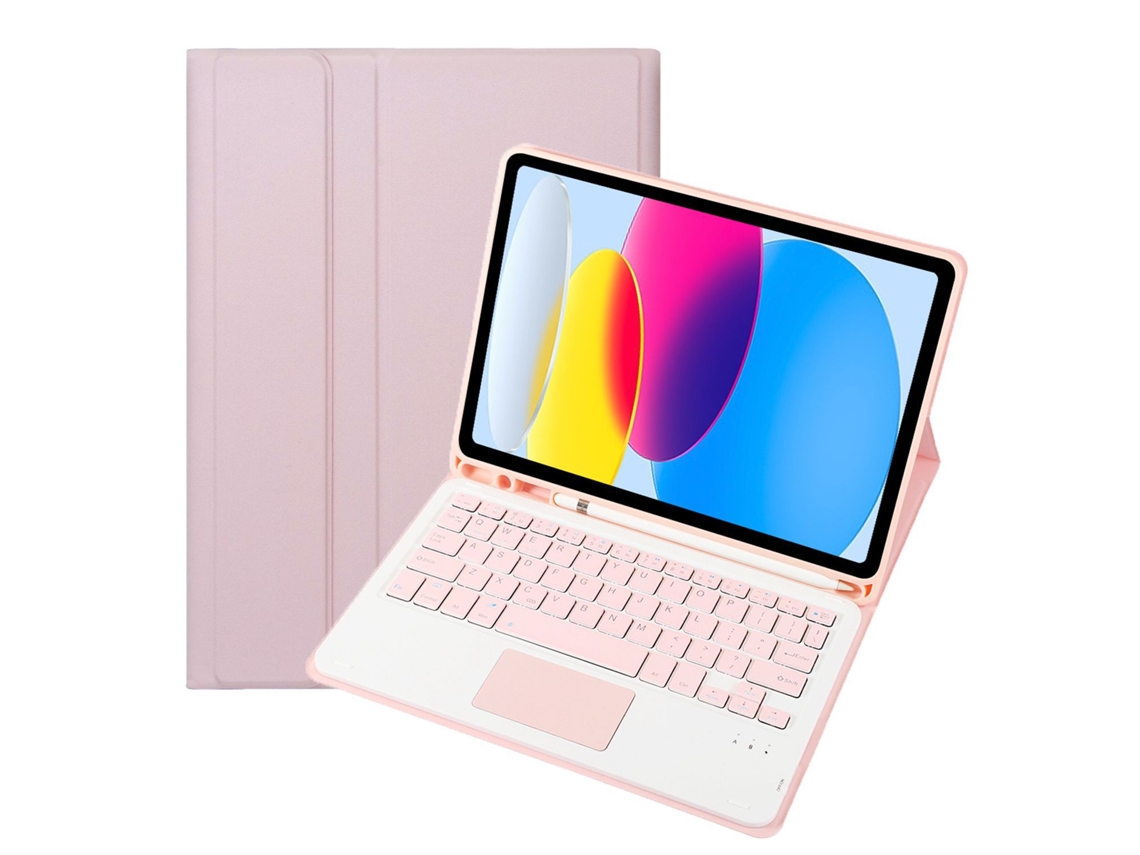 Funda con teclado táctil para Samsung Galaxy Tab A11 Plus de 11 pulgadas, rosa, Digitallab (2025)