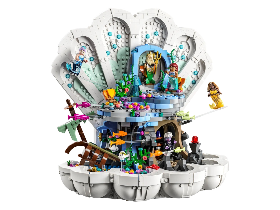 LEGO Disney: 43225 a Concha Real Da Pequena Sereia Multicor
