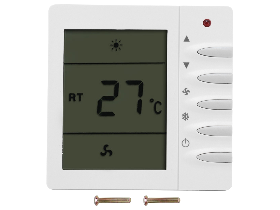 Termostato Lcd Para Aire Acondicionado Central Ac220v - Control De Temperatura Conveniente
