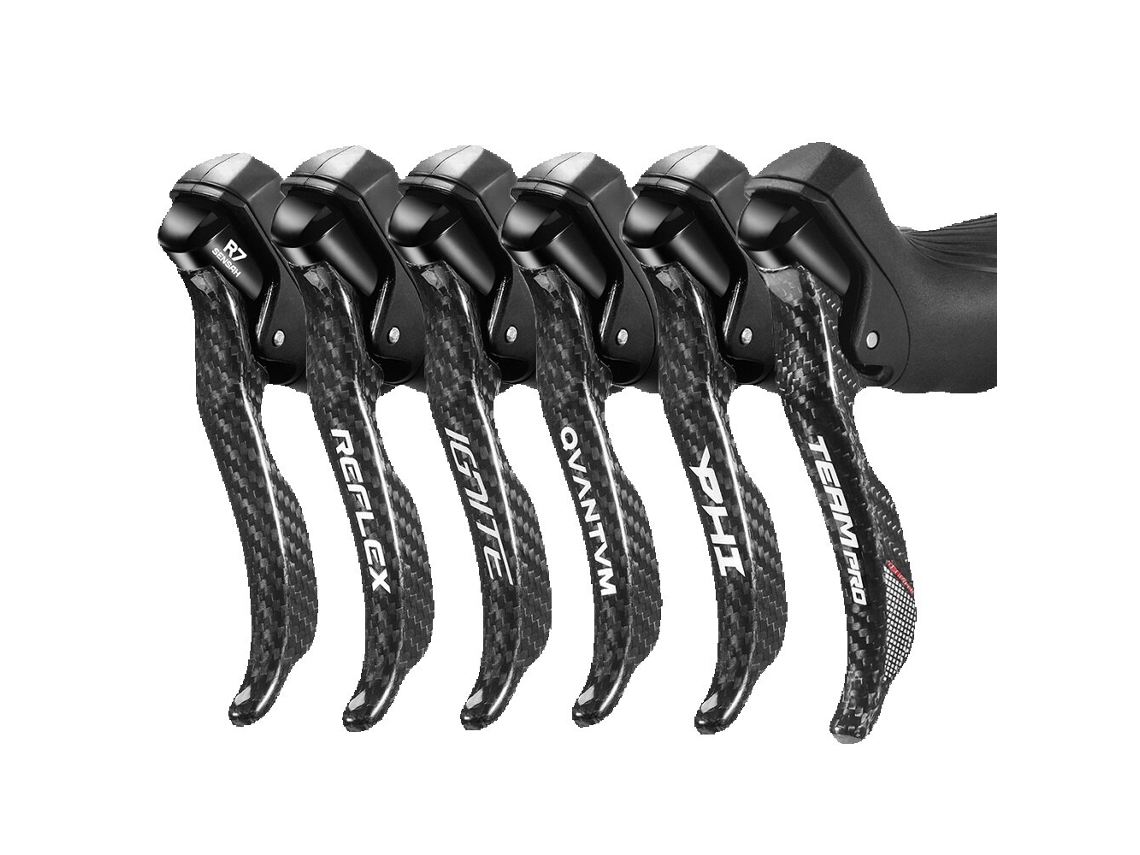 Maneta de cambio Sensah 2x7 de fibra de carbono para bicicleta de carretera de 10 velocidades, compatible con Tourneg, Tiagra, Sora, Claris, R8000, R7000, 105vayotoy