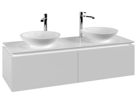 Mueble de tocador Villeroy &amp Boch Legato B591 1400x380x500mm 2 lavabos