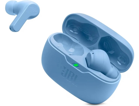 Auriculares Bluetooth True Wireless JBL Wave Beam (In Ear - Micrófono - Azul)