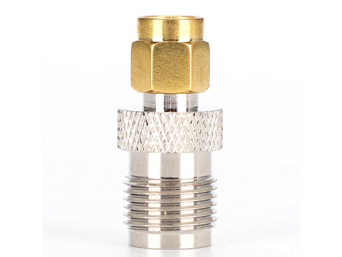 Adaptador De Conector Coaxial Rf De 2 Piezas, Convertidor Tnc Hembra A Sma Macho.