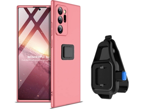 Funda Samsung Note 20 Ultra Slim Armor 360º con Soporte para la Cintura Rosa