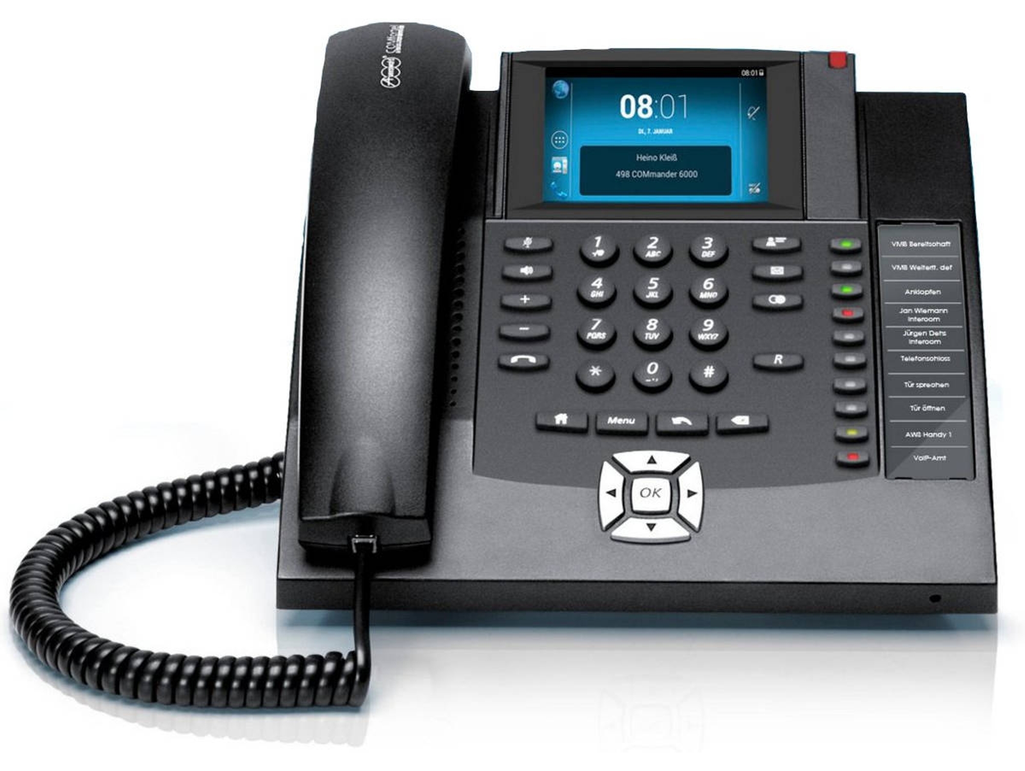 Teléfono fijo Con Cable AUERSWALD COMfortel 1400 negro
