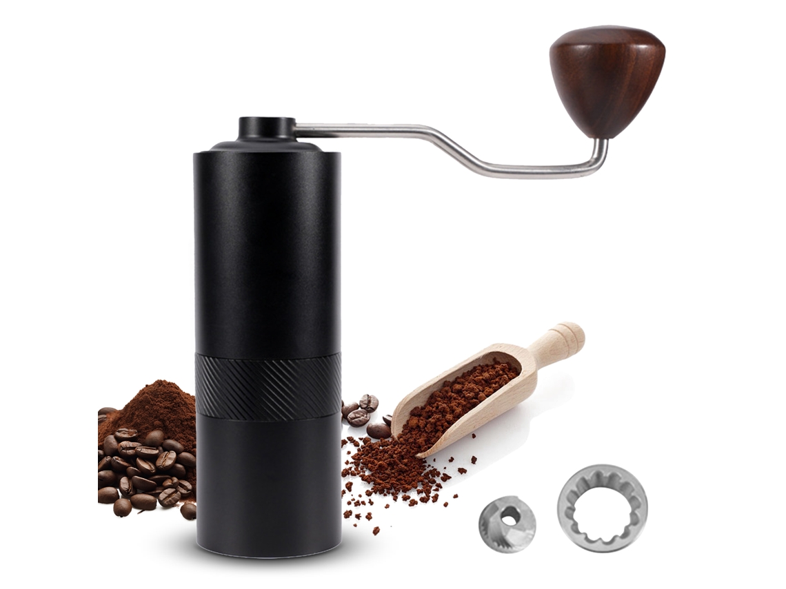 Molinillo De Café Manual Con Resorte Cónico, 6 Núcleos, Ajuste Digital, Ergonómico, Portátil Para Preparar Café Espresso Con El Método De Vertido.