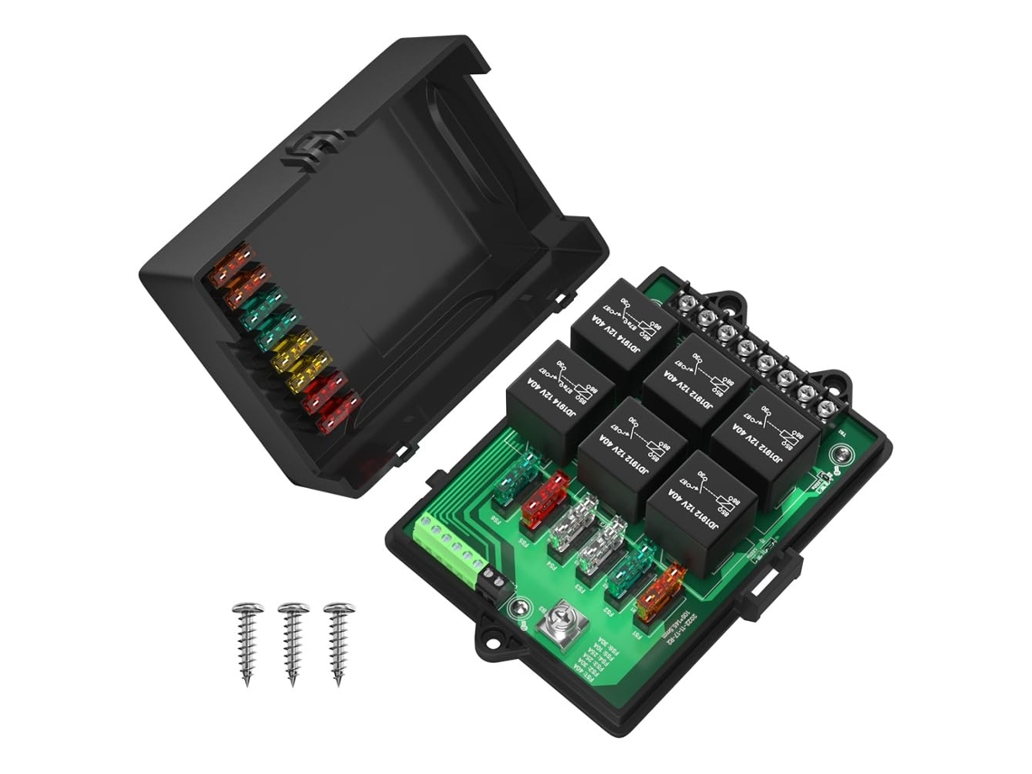 Nueva Caja De Relés Para Automóvil Rb-r6f6-3, Enchufe Modificado, Conexión De Fusible De 12 V A Universal