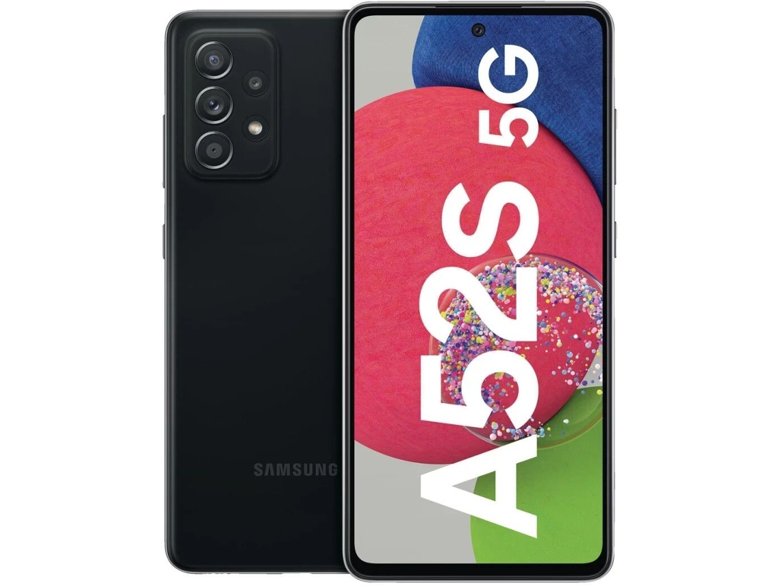 Smartphone SAMSUNG Galaxy A52S 5G (Reacondicionado Marcas Mínimas - 128 GB - Negro)