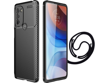 Funda Motorola Moto G31 Rugged Carbon Negro