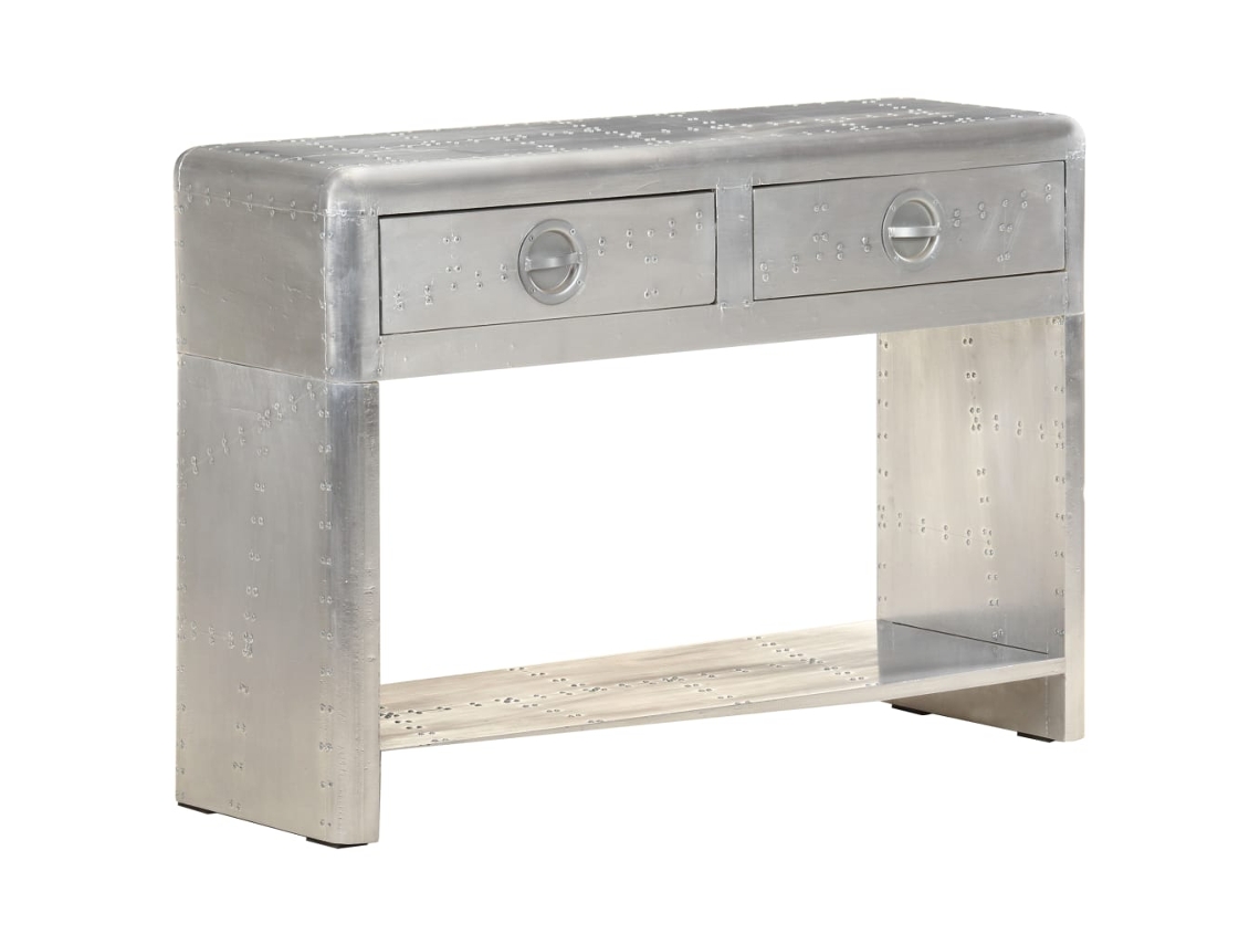 Aparador De Aviador De Metal 110x35x75 Cm
