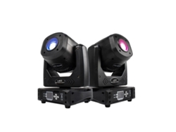 Faro LED móvil, prisma de 6 caras, control DMX, 2 x 100 W, enchufe UE OEM