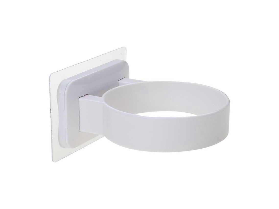 Soporte de pared para secador de pelo en el baño, organizador con adhesivo, blanco. O. GOKOCO