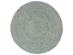Maison Exclusive - Manteles Individuales Redondos 4 Uds Yute Verde Oliva Liso 38cm
