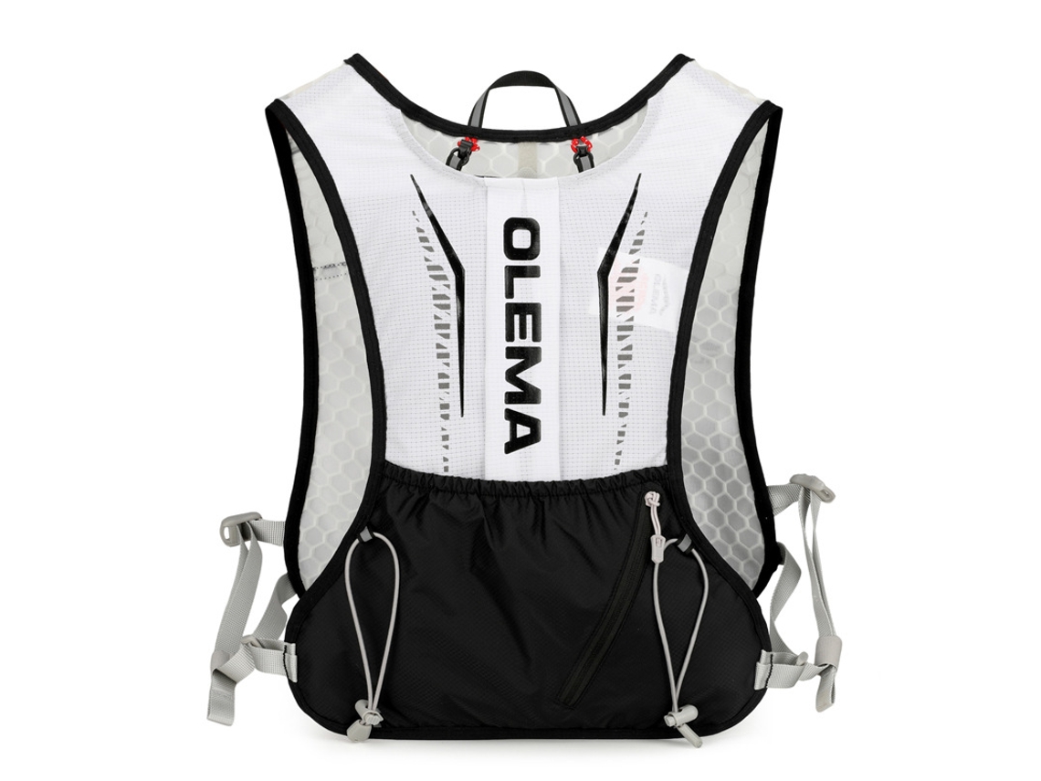Mochila portátil de doble hombro Yuysan de 5 litros para montañismo, senderismo y ciclismo - Blanca