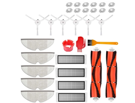 Accesorios para aspiradora Xiaomi 1S Roborock S50 S51 S55 S5 S6, filtro Hepa lavable, cepillo principal, Cepillo Lateral