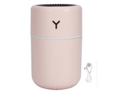 Mini humidificador de 260 ml con USB recargable y luz ambiental colorida para el hogar